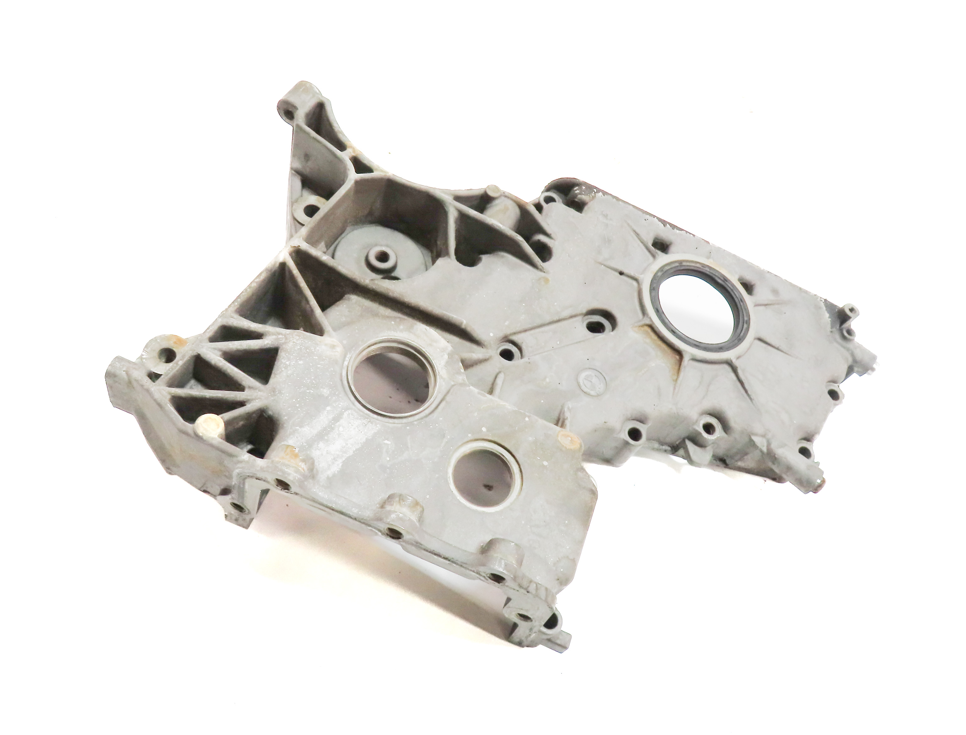 2009-2013 BMW X5 (E70) 3.0L M57Y TURBO DIESEL ENGINE - LOWER TIMING COVER — exact item pictured